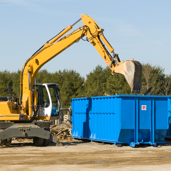 how many times can i have a residential dumpster rental emptied in Springtown AR